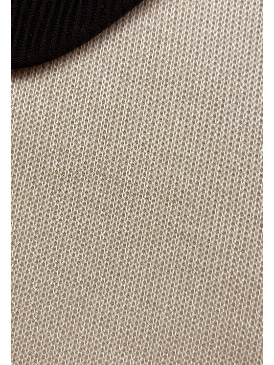 Kasia Zapała Kasia Zapała Sukienka dzianinowa Luna Beżowy Slim Fit