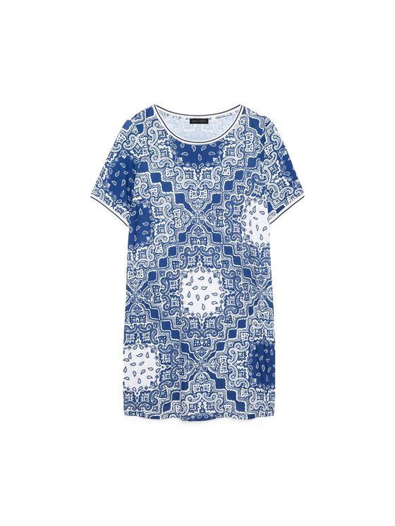Fiorella Rubino Fiorella Rubino Vestito da giorno 7058L001253N0S1 Blu Regular Fit