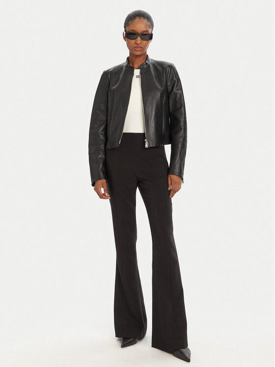 HUGO HUGO Pantaloni di tessuto Halaran 50542674 Nero Regular Fit