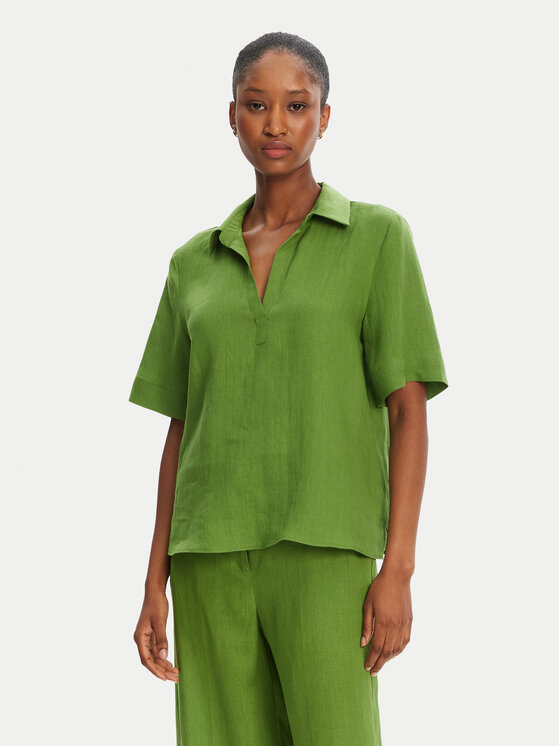 Marella Marella Blusa Nave 2515111032 Verde Regular Fit