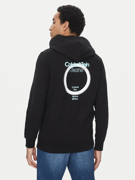 Calvin Klein Jeans Calvin Klein Jeans Μπλούζα Eclipse J30J325159 Μαύρο Regular Fit