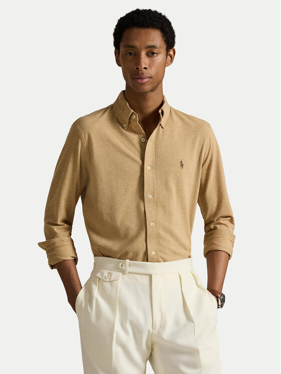 Polo Ralph Lauren Koszula 710654408115 Beżowy Regular Fit