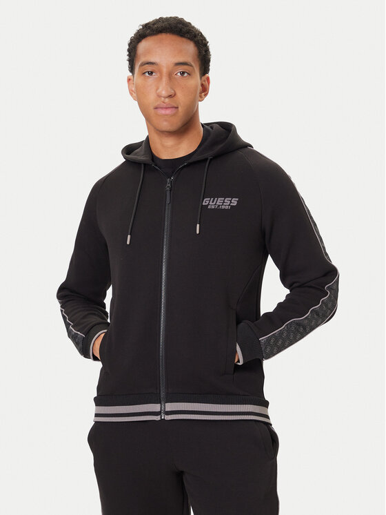 Guess Guess Pulóver Z5BQ12 KB3P2 Fekete Regular Fit