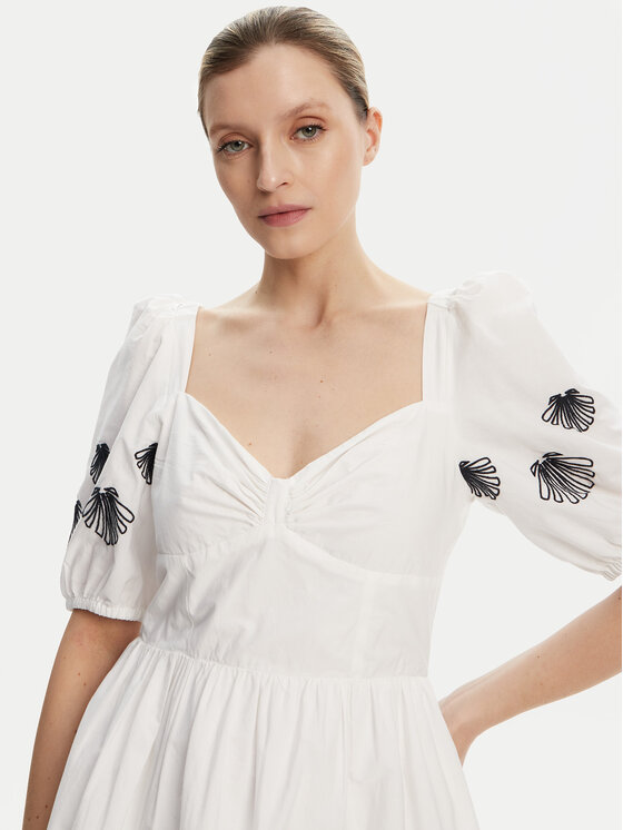 French Connection French Connection Vasarinė suknelė 71YOT Balta Regular Fit