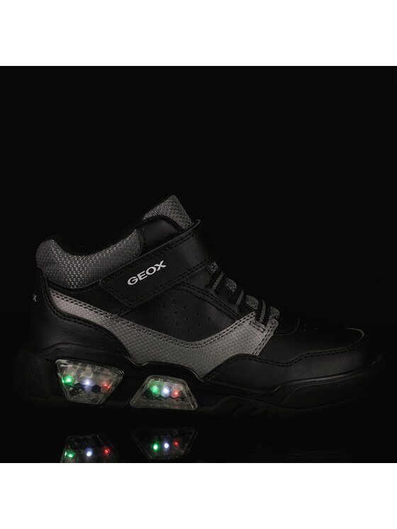 Geox Geox Αθλητικά J Illuminus Boy J36GVB 05411 C0005 D Μαύρο