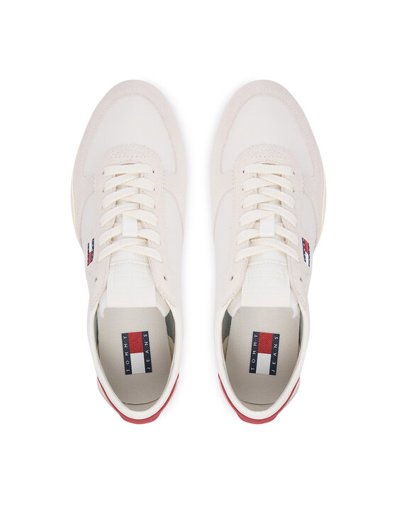Tommy Jeans Tommy Jeans Laisvalaikio batai Tj Ballet Sneaker EN0EN03059 Šviesiai smėlinė