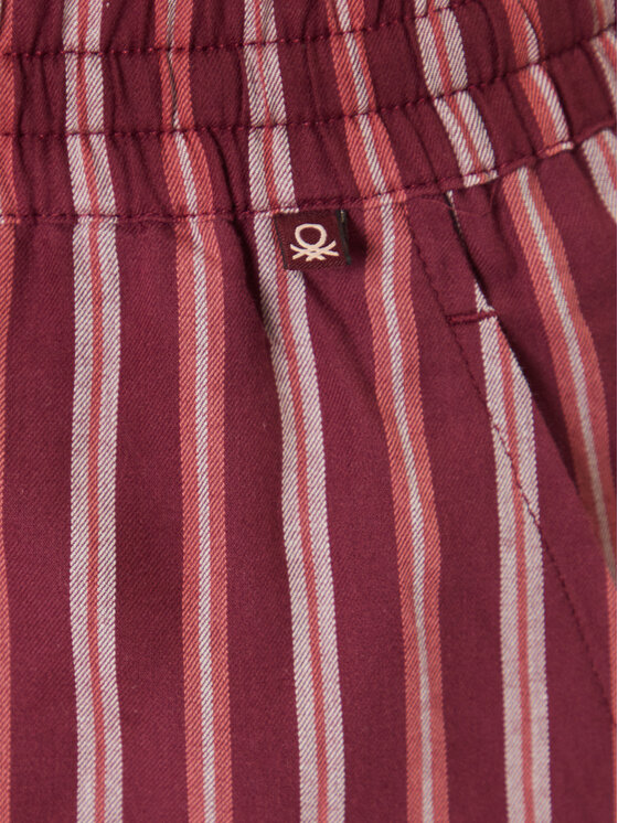 United Colors Of Benetton United Colors Of Benetton Spodnji del pižame 4MYG4F00D Bordo rdeča Regular Fit