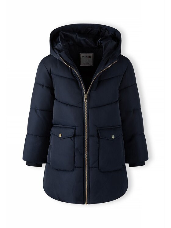 minoti minoti Kurtka zimowa 32COAT150 Granatowy Longline Fit