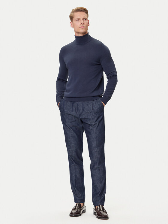 Marc O'Polo Denim Marc O'Polo Denim Dolčevita 5000007221 Tamnoplava Regular Fit