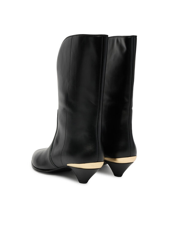 LOVE MOSCHINO LOVE MOSCHINO Bokacsizma JA24363G0NIA0000 Fekete