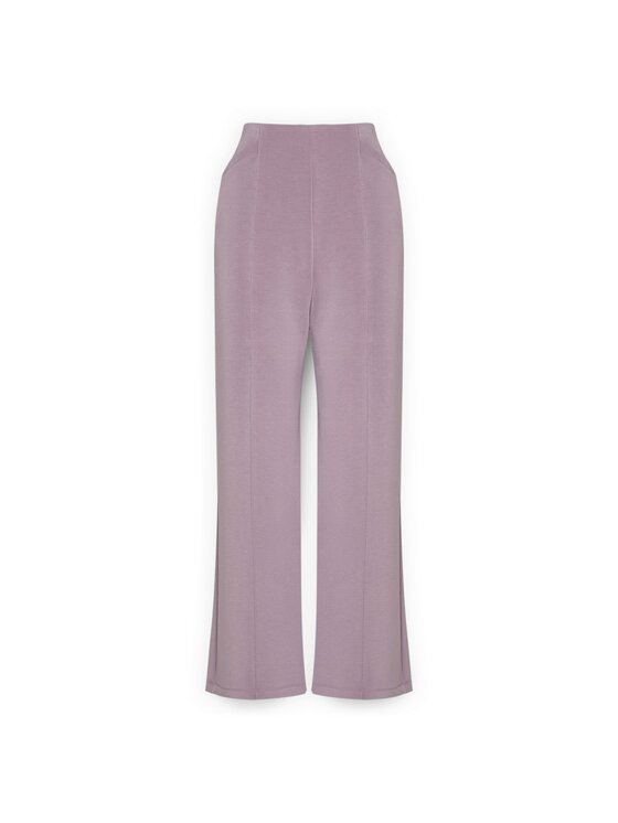 Elena Mirò Elena Mirò Spodnie materiałowe P824Z000155N0F9 Fioletowy Regular Fit