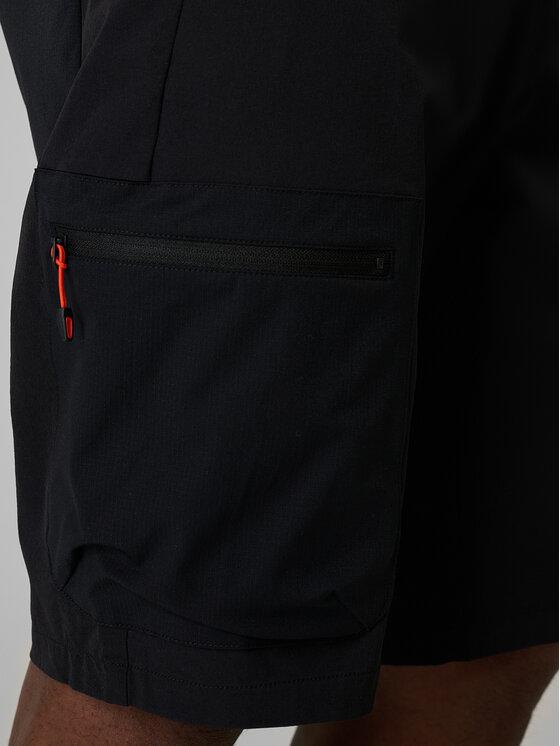 4F 4F Szorty sportowe TREKKING Czarny Regular Fit