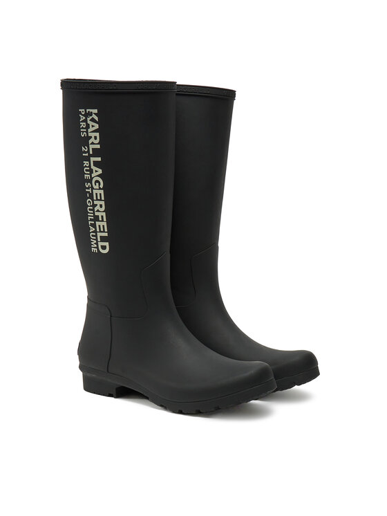 KARL LAGERFELD KARL LAGERFELD Kalosze KL47085 Czarny