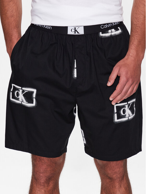 Calvin Klein Underwear Пижамени шорти 000NM2389E Черен Regular Fit