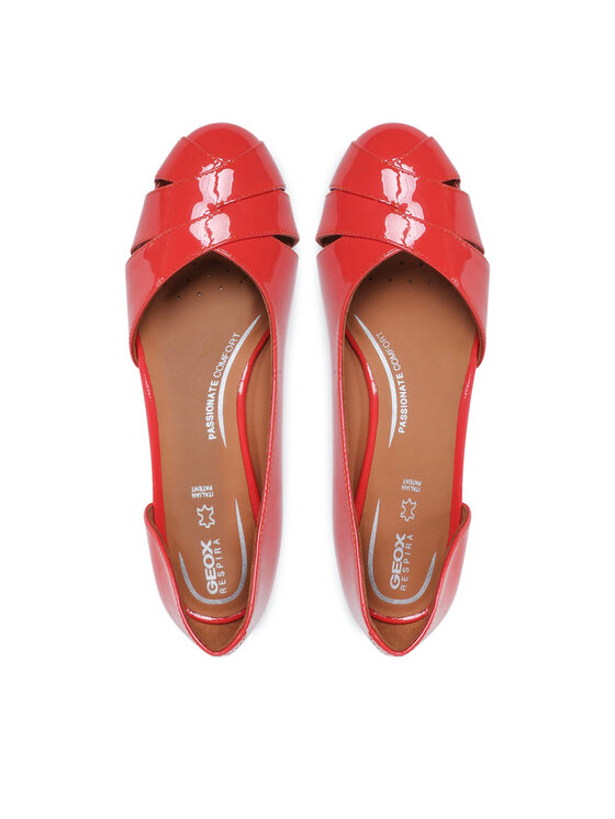 Geox Geox Baleríny D Pheby 20 A D25PYA 00066 C7008 Červená