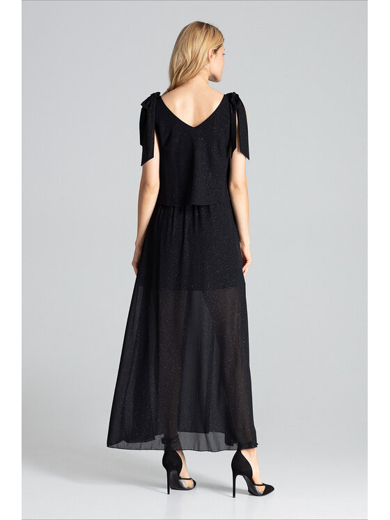 FIGL FIGLFIGL Vestito M691 Nero Regular Fit