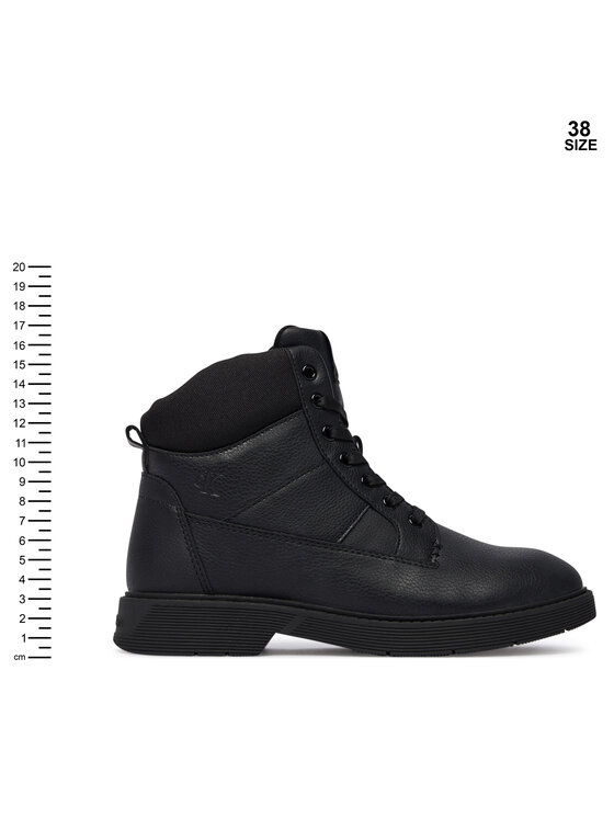 Calvin Klein Calvin Klein Trzewiki Lace-Up Bootie V3X5-83187-1695 D Czarny