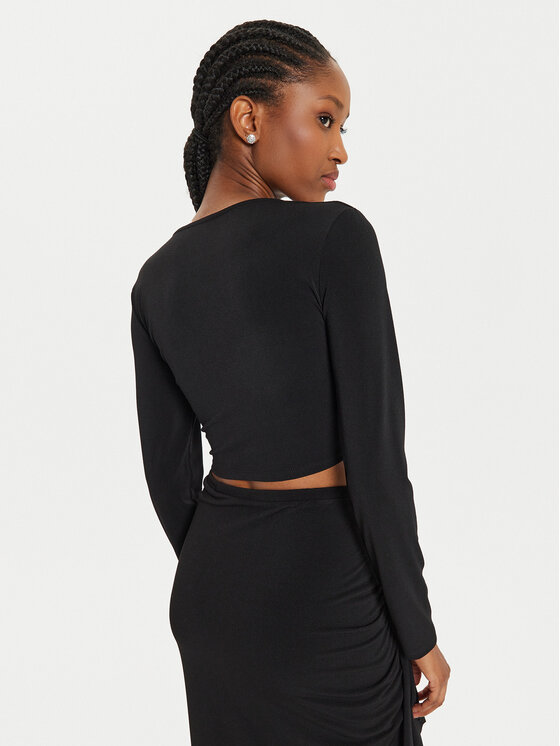 ViCOLO ViCOLO Bluza US0025 Črna Slim Fit