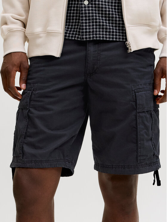 Jack & Jones Jack & Jones Pantaloncini di tessuto Cole Frank 12291369 Nero Regular Fit