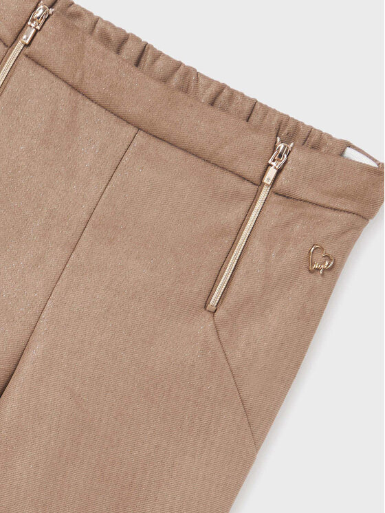 Mayoral Mayoral Pantaloni di tessuto 7.506 Marrone Regular Fit