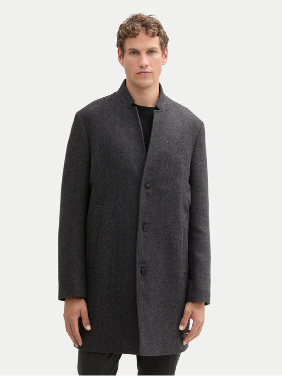Tom Tailor Denim Prechodný kabát 1042405 Sivá Regular Fit