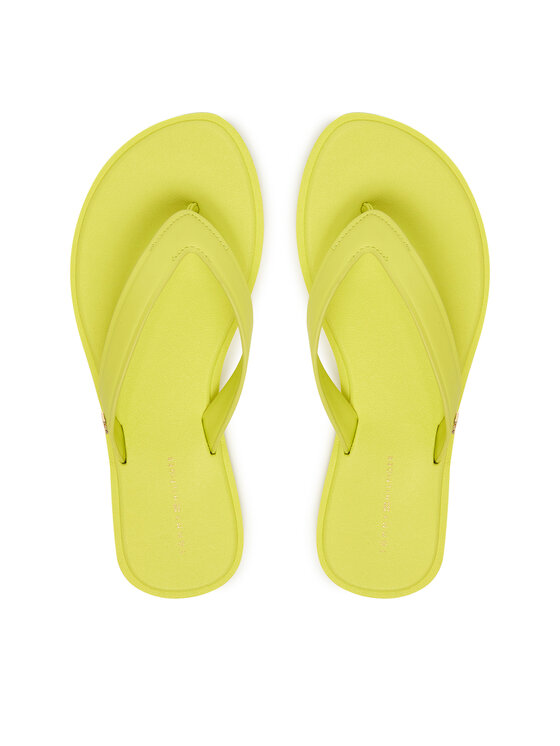 Tommy Hilfiger Tommy Hilfiger Zehentrenner Th Scandi Premium Summer Sandal FW0FW09206 Gelb