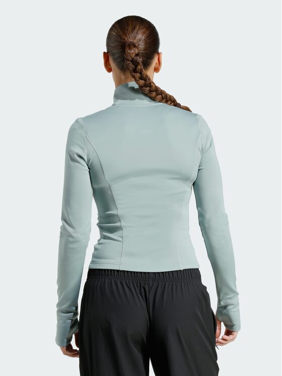 adidas adidas Bluza techniczna 155559 Zielony Slim Fit