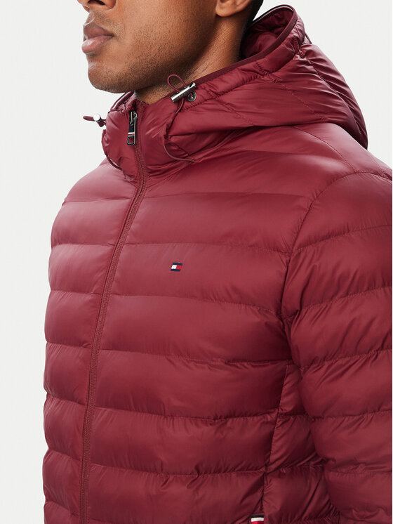 Tommy Hilfiger Tommy Hilfiger Kevad-sügis jope MW0MW43464 Bordoopunane Regular Fit