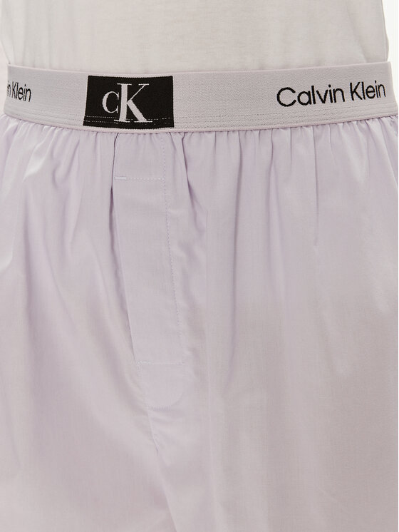 Calvin Klein Underwear Calvin Klein Underwear Kratke hlače iz tkanine 000QS6972E Vijolična Relaxed Fit