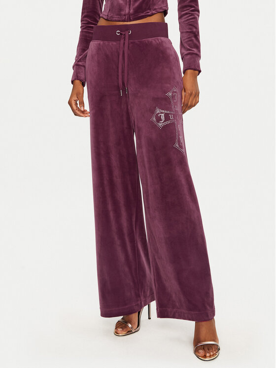 Női Melegítő alsó Juicy Couture, Méret: XXS, Bordó, Jerry Cross JCBBJ224833