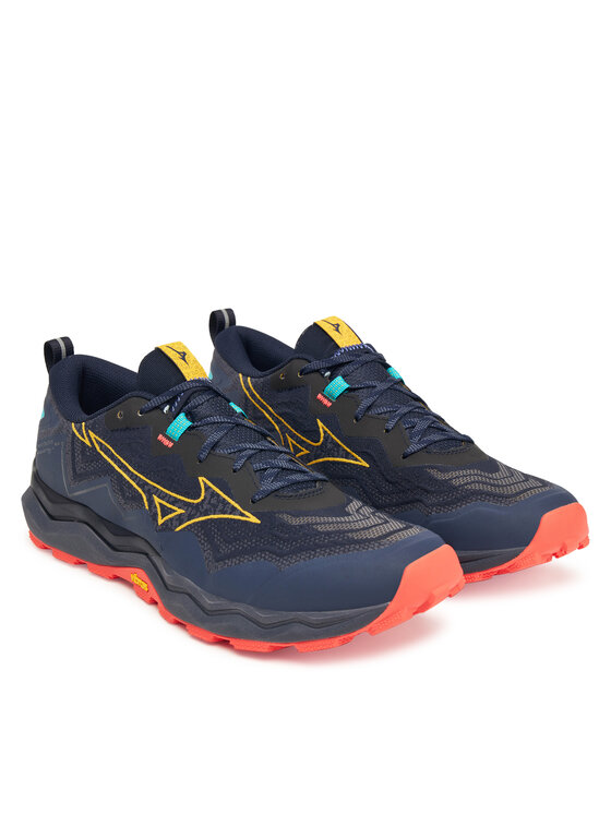Mizuno Mizuno Skriešanas apavi Wave Daichi 9 J1GJ2571 Melns