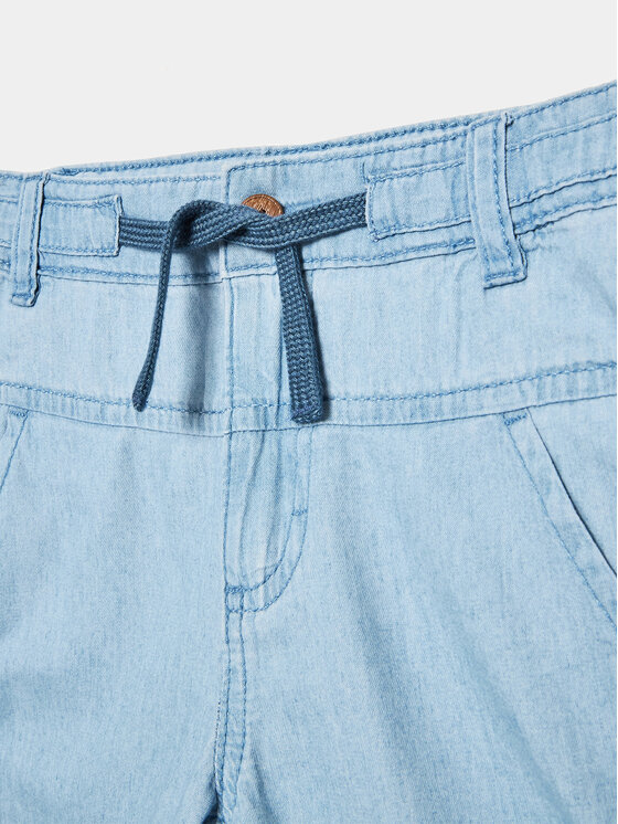 United Colors Of Benetton United Colors Of Benetton Auduma šorti 4DHJG901B Zils Regular Fit