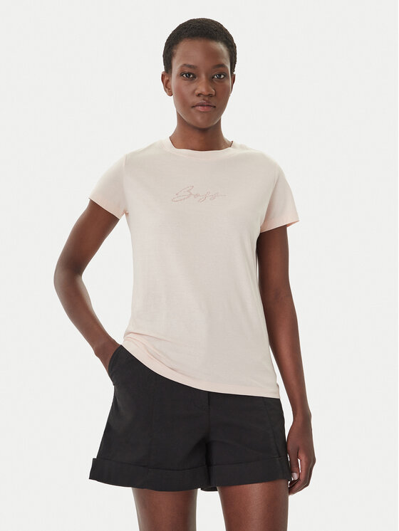 BOSS Tricou C_Esogo_2 50538826 Roz Regular Fit