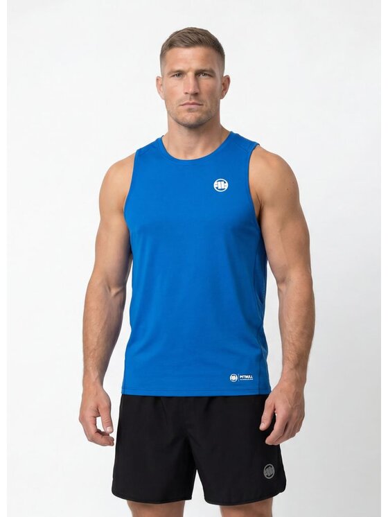 PITBULL PITBULL Tank top RUNWAY Niebieski Regular Fit
