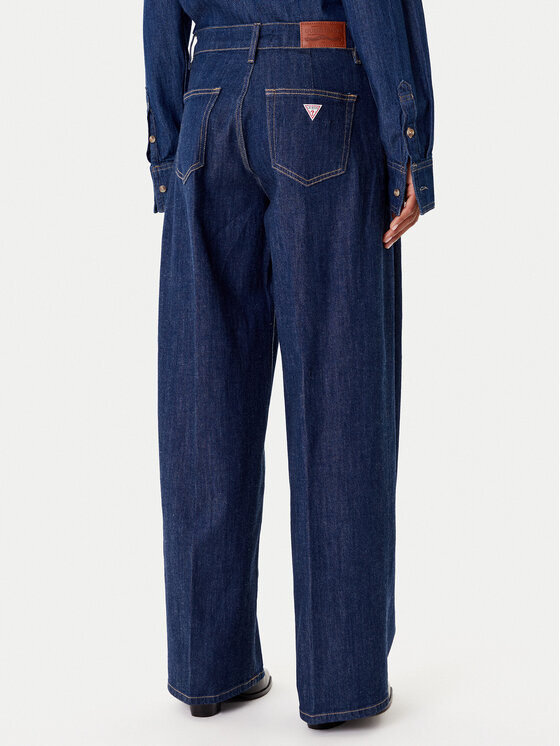 Guess Jeans Guess Jeans Τζιν W5BA2U D002A Σκούρο μπλε Wide Leg