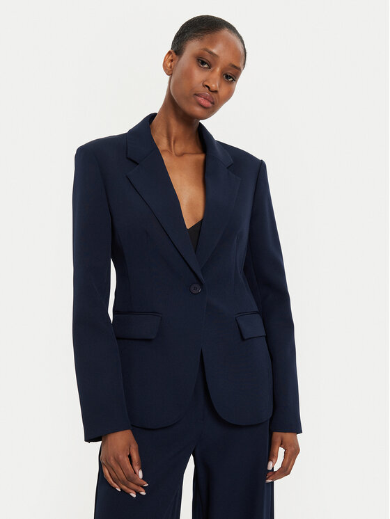 Silvian Heach Silvian Heach Sacou Runge GPA24181GC Bleumarin Regular Fit