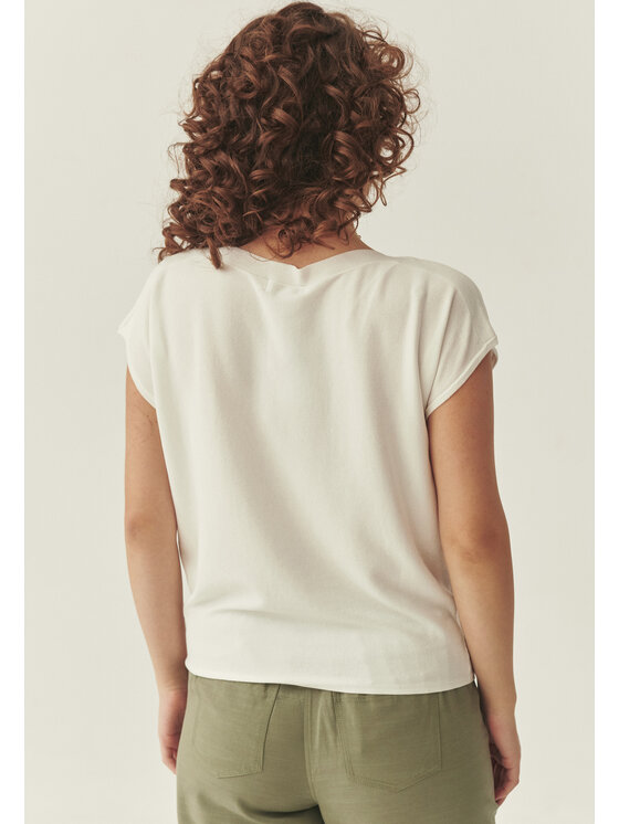 TATUUM Tatuum Blúzka IVENI Biela Loose Fit