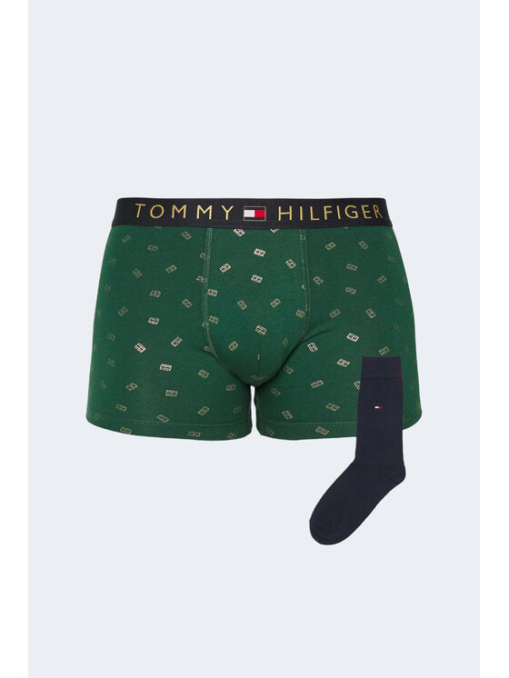 Tommy Hilfiger Tommy Hilfiger Boxer TRUNK & SOCK SET Verde