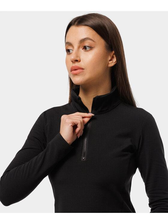 Carpatree Carpatree Top Milo top Czarny Fitted Fit