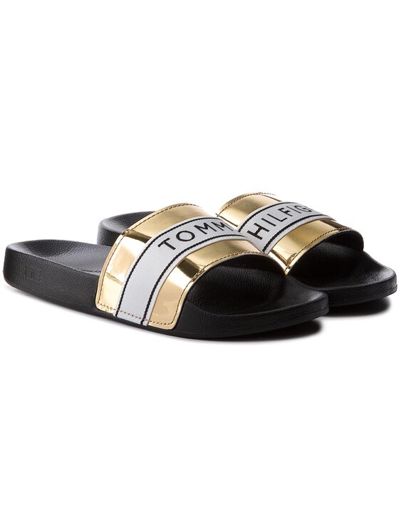Tommy hilfiger mirror slides on sale