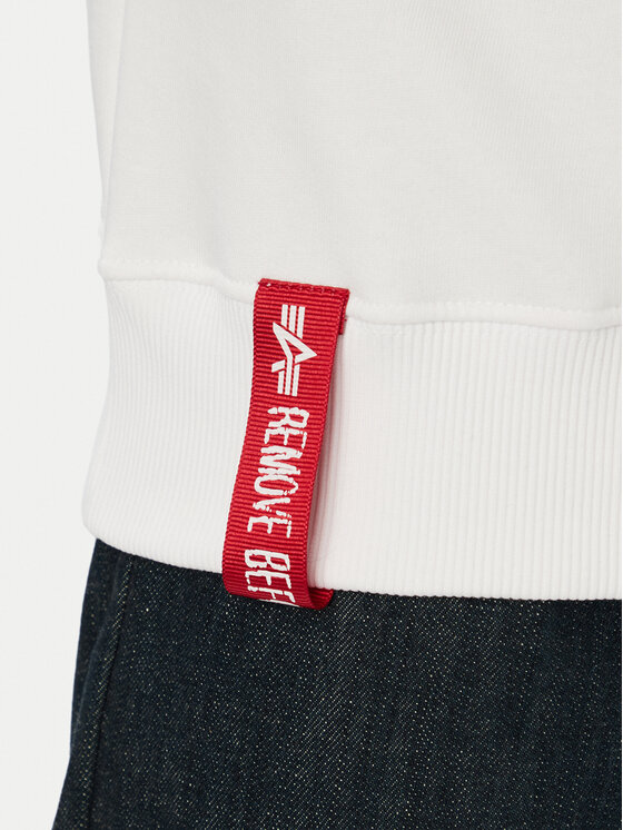Alpha Industries Alpha Industries Sweatshirt Basic 188307 Weiß Regular Fit