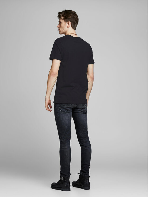 Jack&Jones Jack&Jones Komplekt kahest t-särgist Basic 12133914 Must Slim Fit