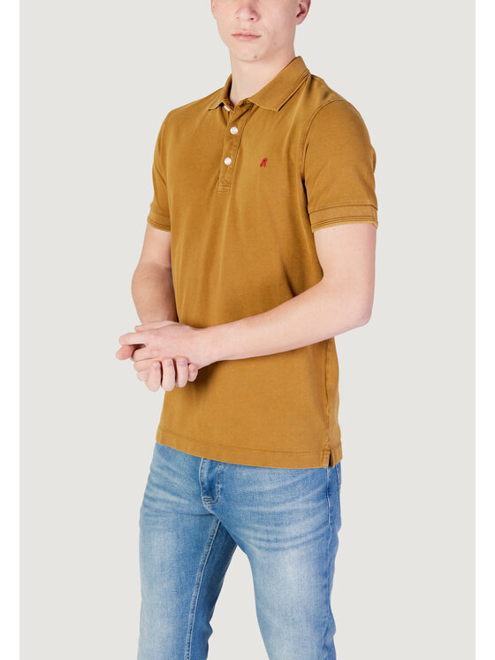 REPLAY REPLAY Polo M3011.000.22696M Brązowy To Fit