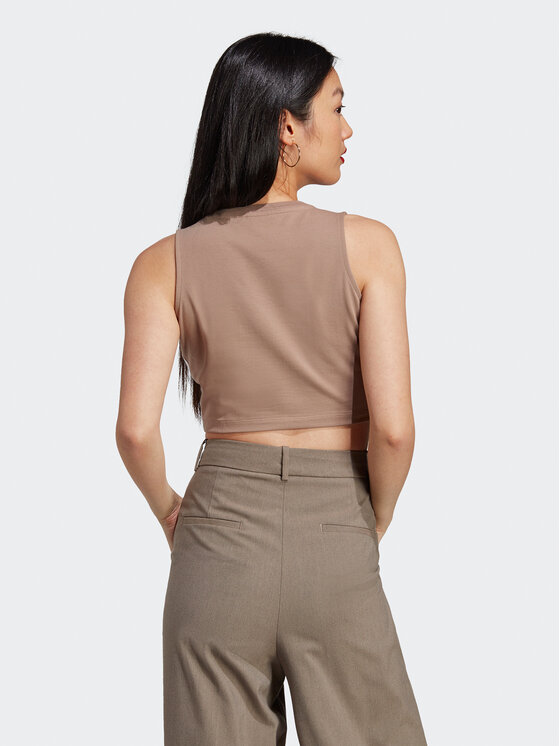 adidas adidas Top Tank Top IQ3404 Hnedá