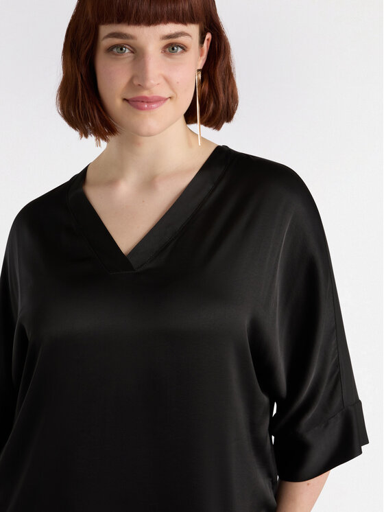 Fiorella Rubino Fiorella Rubino Blusa 2527L000654N033 Nero Boxy Fit