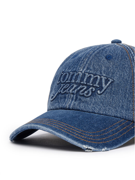 Tommy Jeans Tommy Jeans Cepure ar nagu Tjw Cool Cap AW0AW18094 Zils
