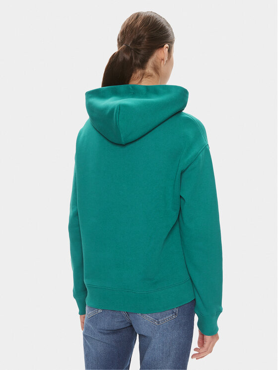 Tommy Jeans Tommy Jeans Світшот Badge DW0DW17326 Голубий Boxy Fit