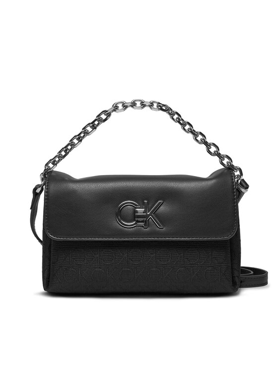 Geantă Calvin Klein Re-Lock Mini Crossbody Bag_Jcq K60K611989 Negru