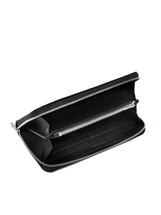 Calvin Klein Calvin Klein Портфейл Emblem Aop Perfor Lg Zip Around LV04F1151G Черен