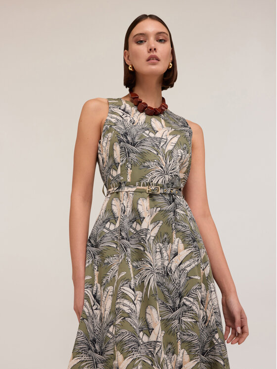 Motivi Motivi Vestito da giorno 7550Q003216N0Z3 Verde Regular Fit